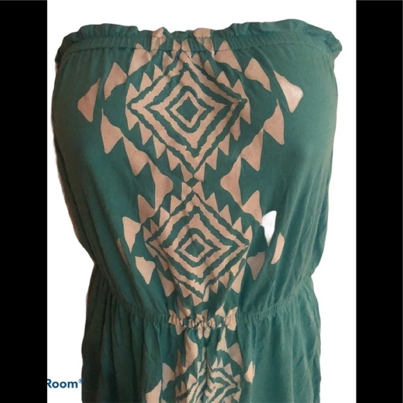 Billabong Weeding Out Beach Dress Swim Cover-Up Size L Aqua Summer Pool - Picture 2 of 6